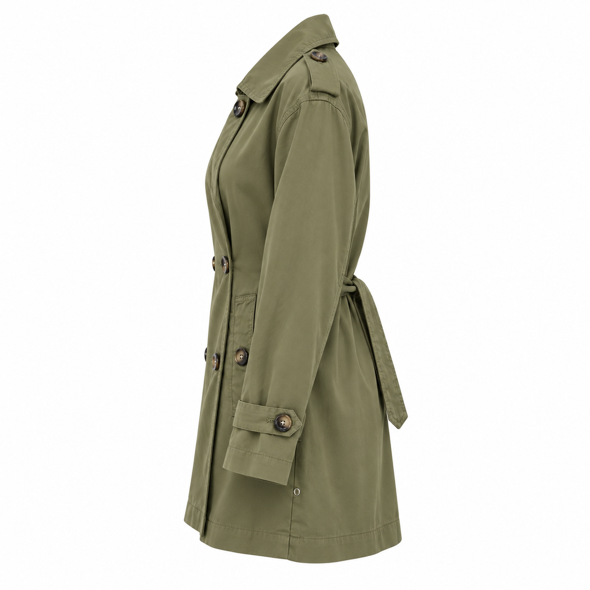 Double-Breasted Trench Coat