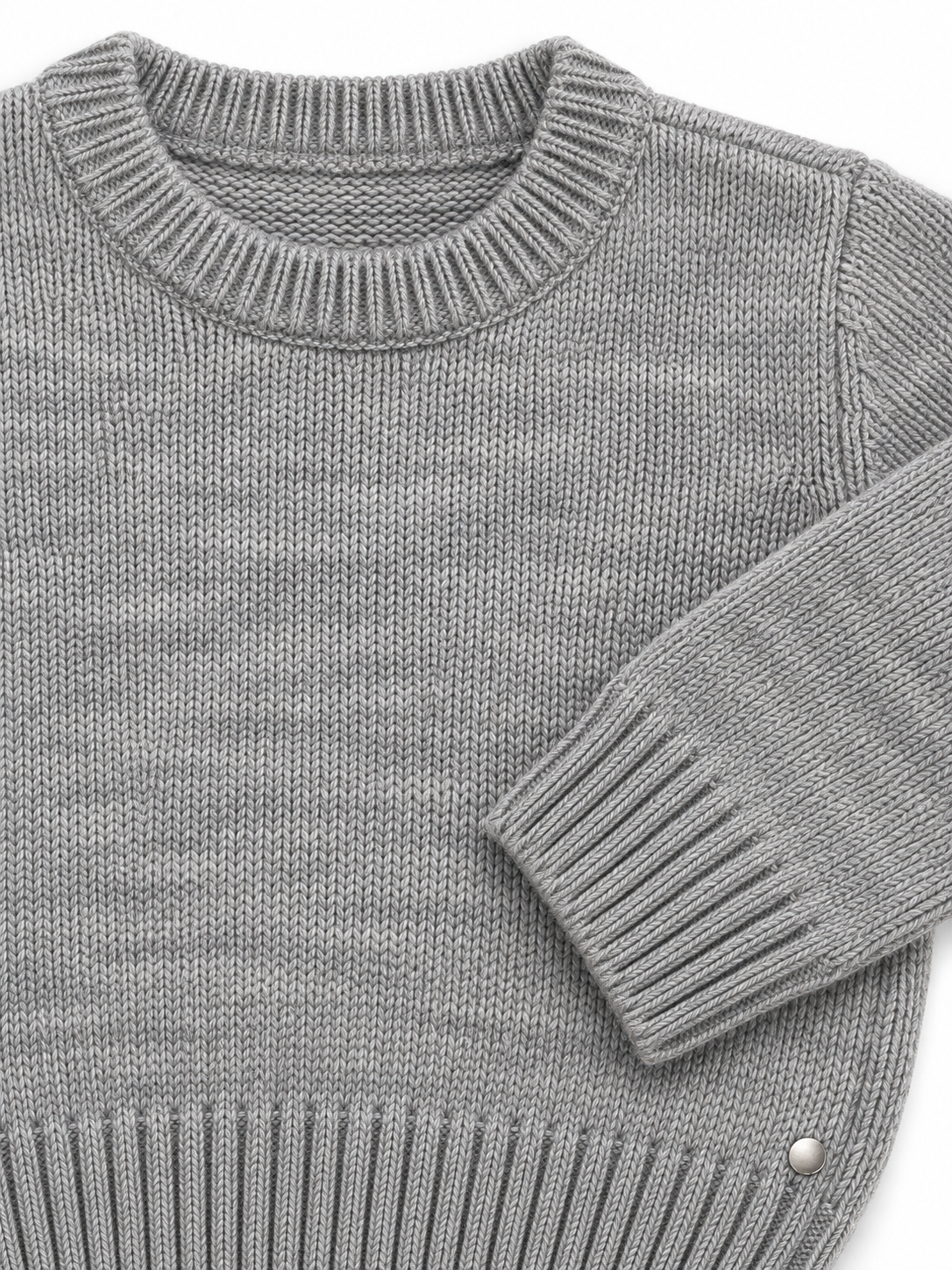 Classic Crew Neck Knitted Pullover