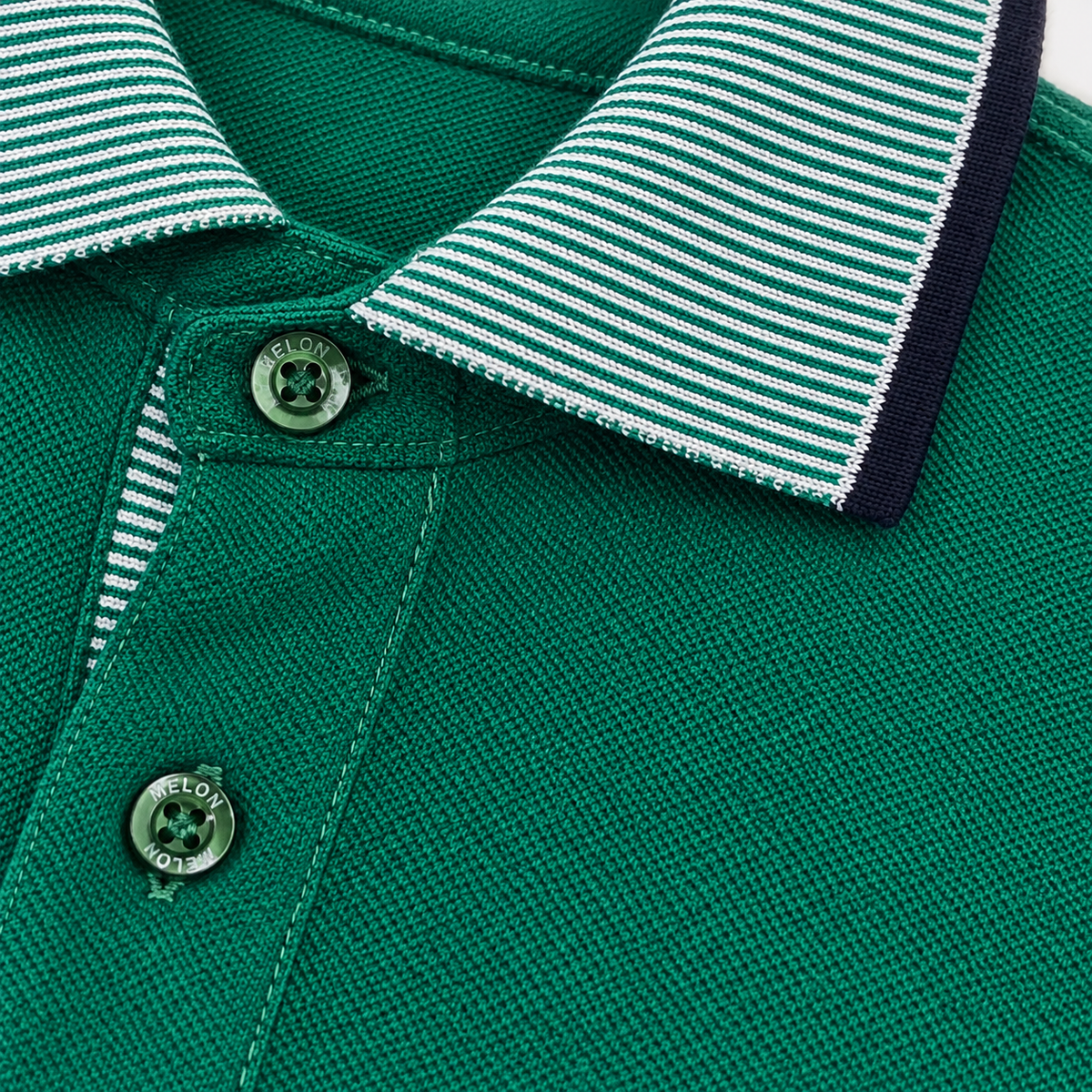 Striped Trim Polo Shirt