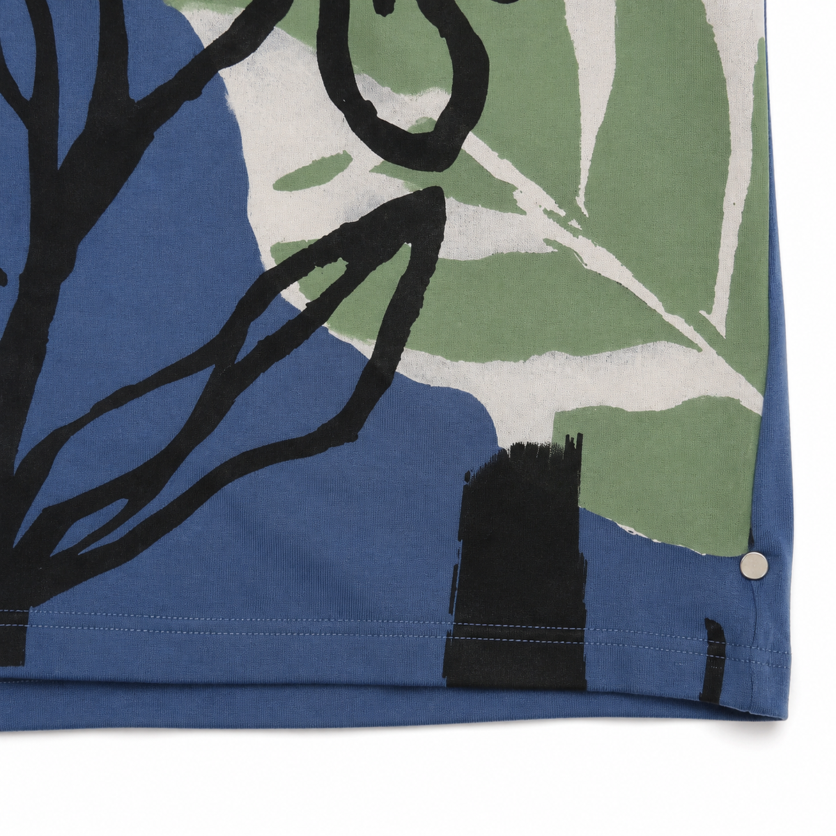Men Artistic Botanical Print T-Shirt