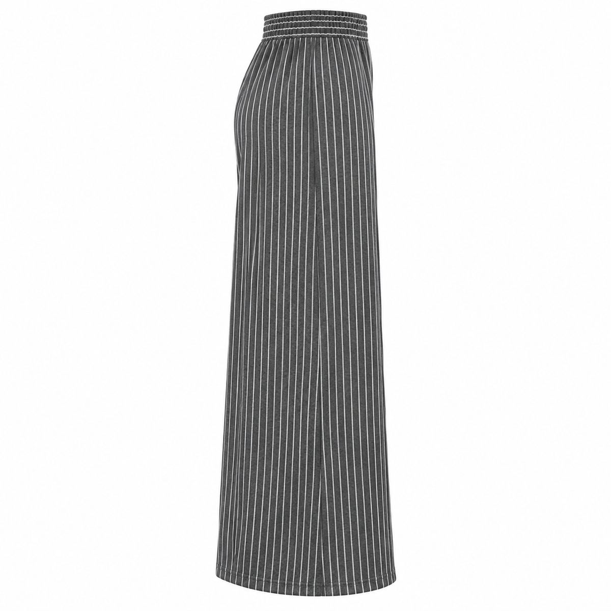Striped Wide Leg Elastic Waist Pants