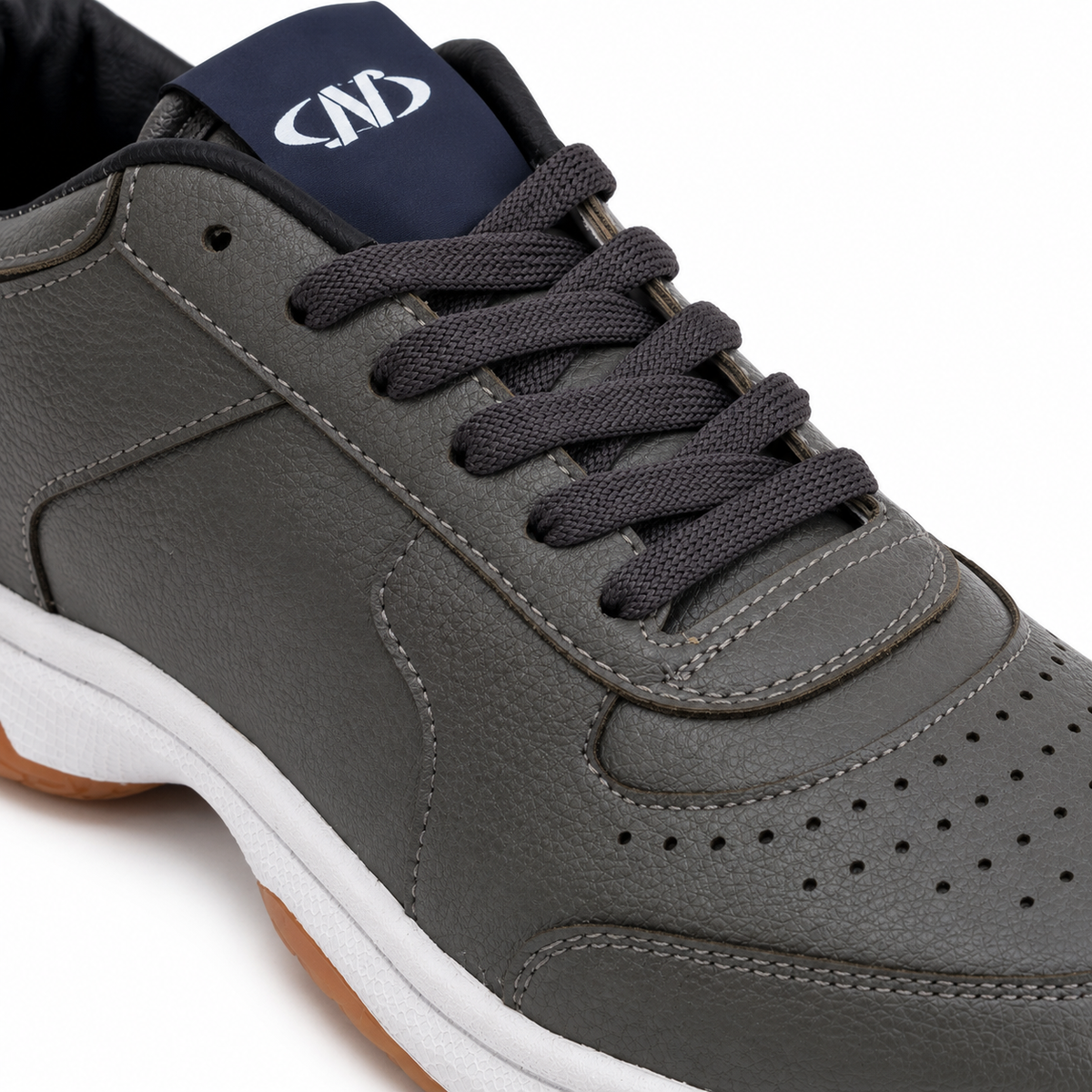 Men Lace Up Gum Sole Sneakers