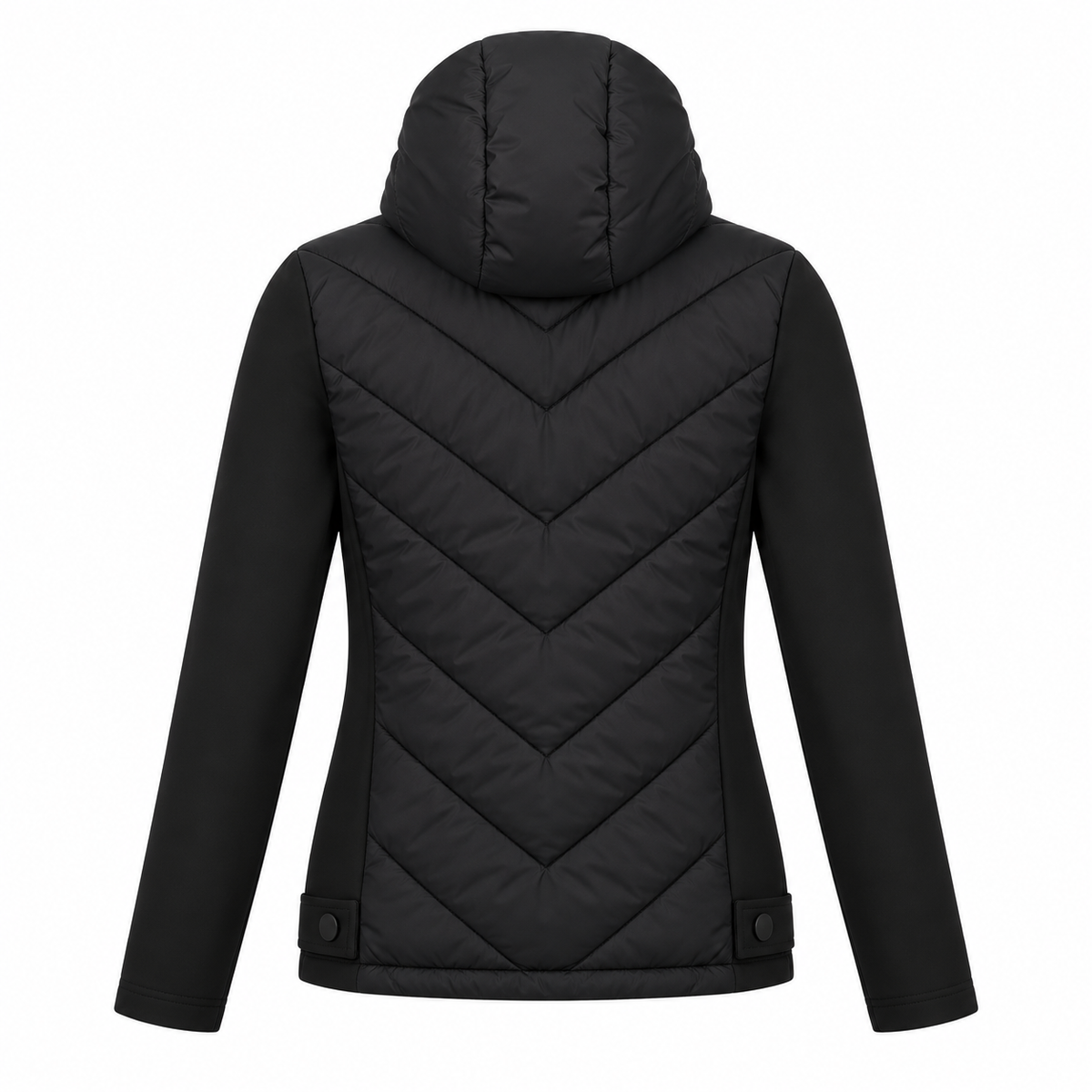 Hooded Quilted Zip Jacket