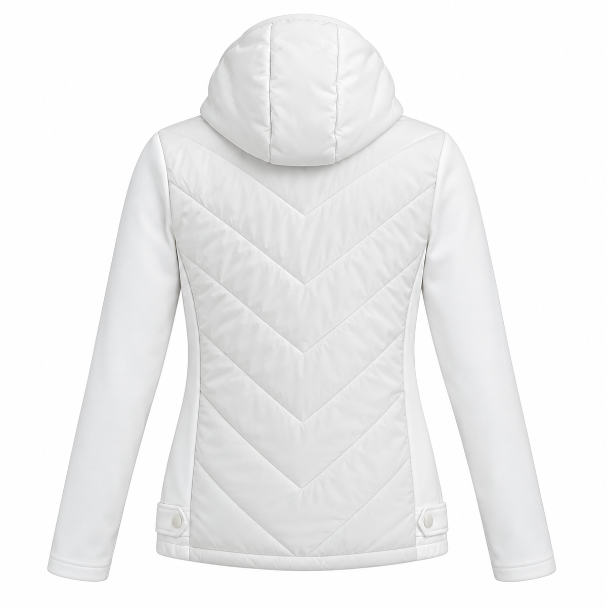Hooded Quilted Zip Jacket