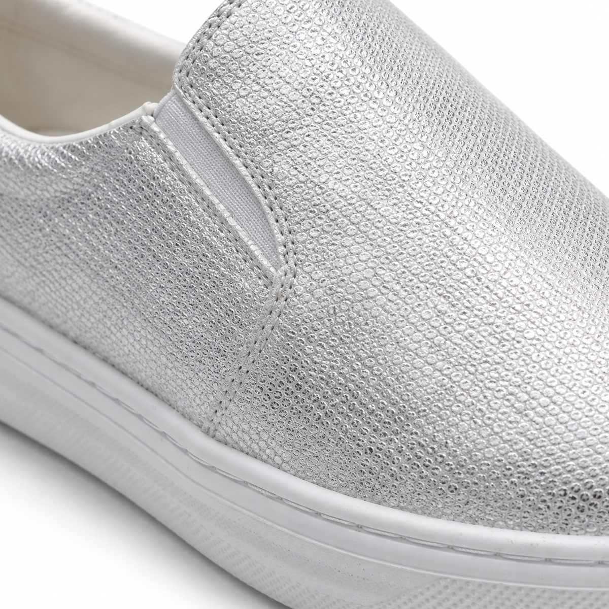 Women Metallic Slip On Shoes