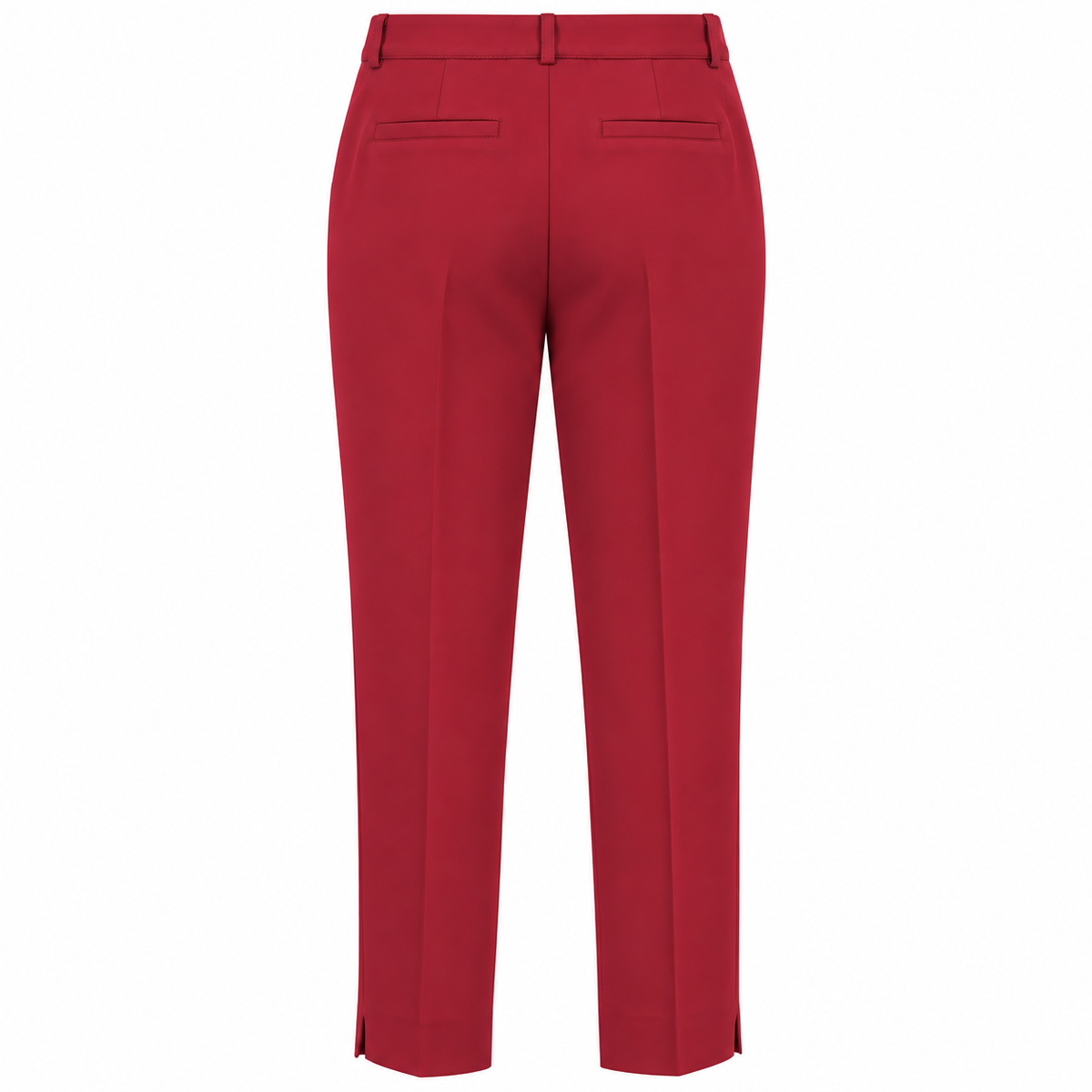 Tailored Straight Leg Pleated Pants