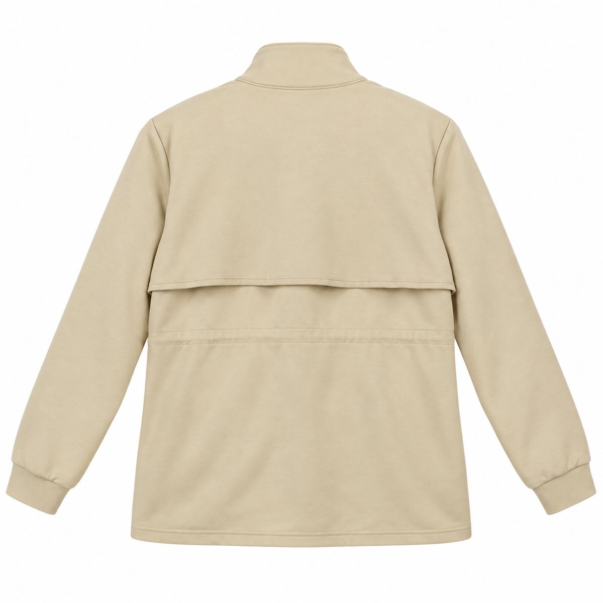 Drawstring Waist Casual Jacket