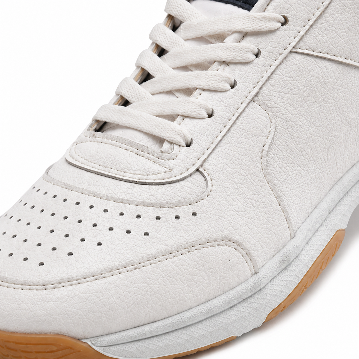 Men Lace Up Gum Sole Sneakers