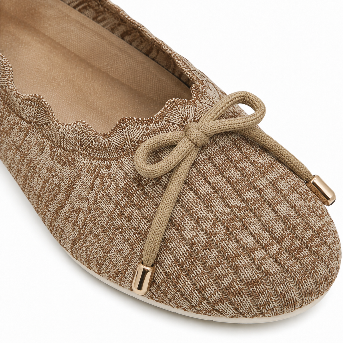 Women Bow Detail Ballet Flats