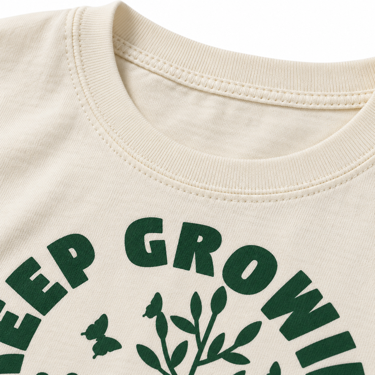 Botanical Cartoon Graphic T-Shirt