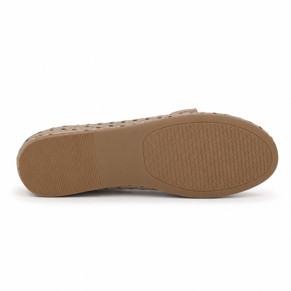 Women Perforated Metal Detail Loafers
