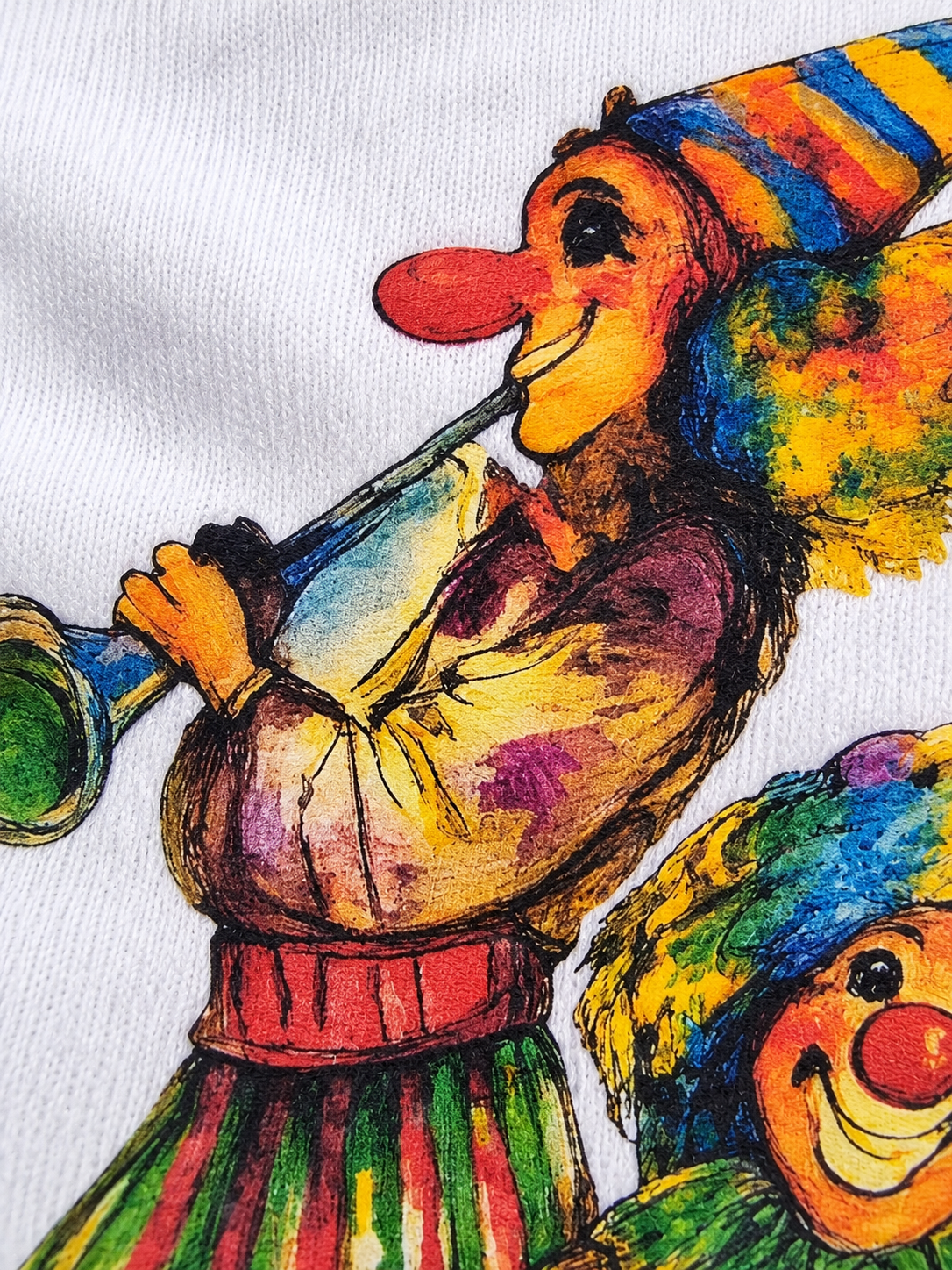 Clown Graphic Long Sleeve T-Shirt