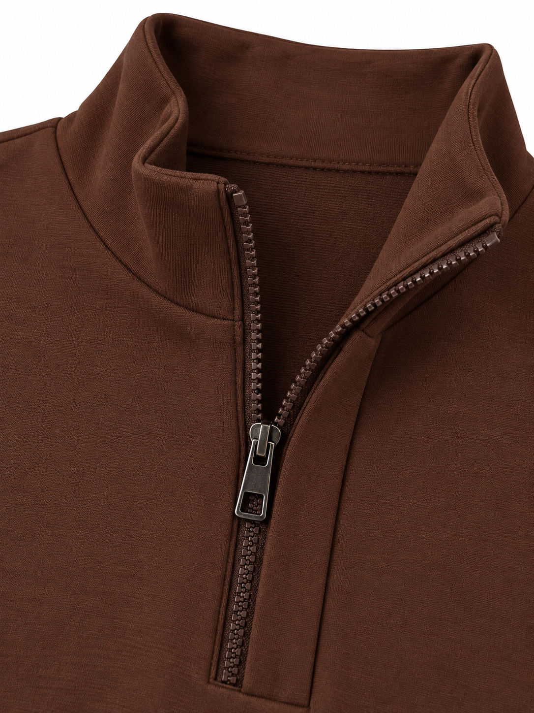High Neck Pullover Sweatshirt