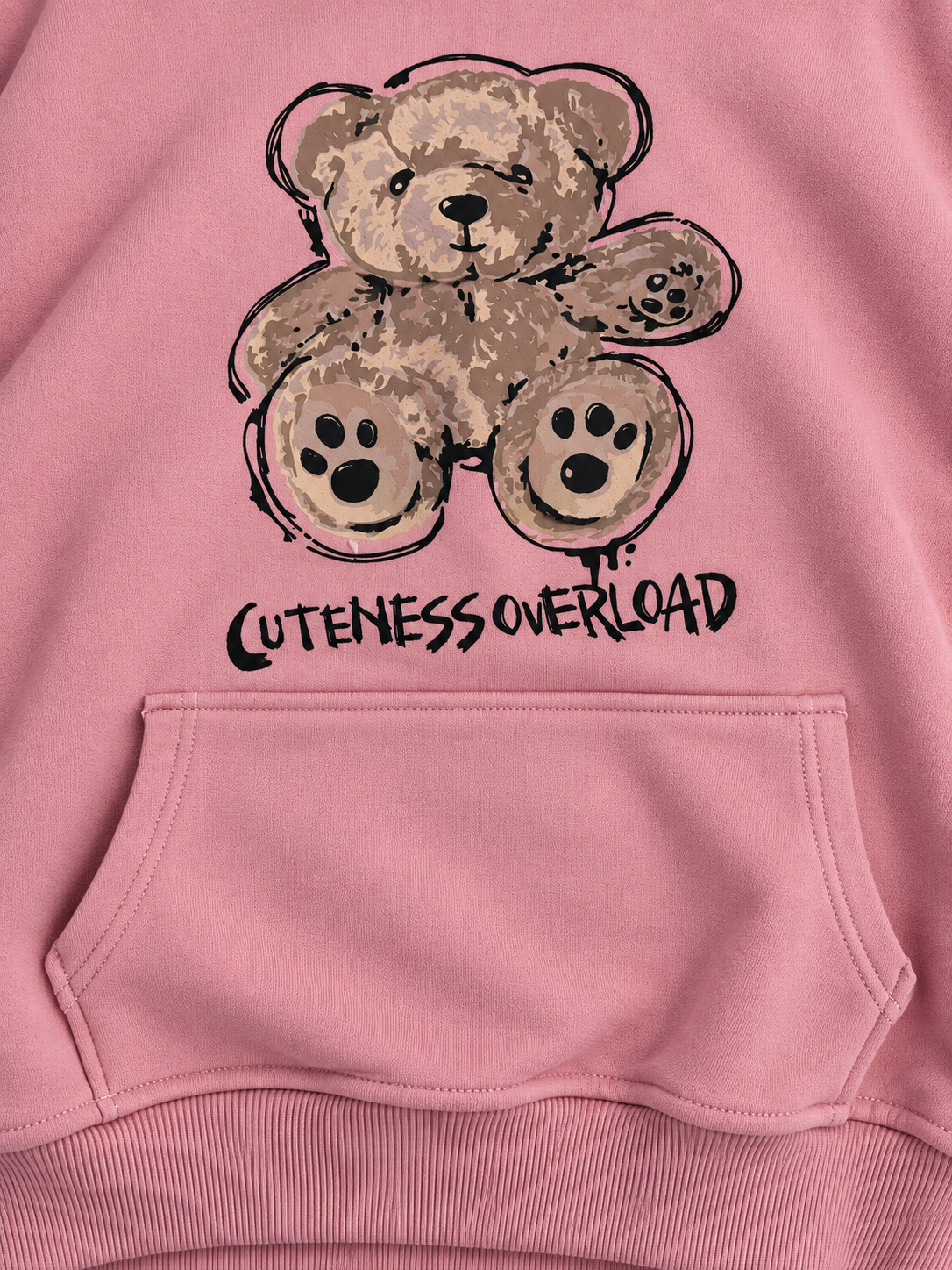 Teddy Bear Graphic Hoodie
