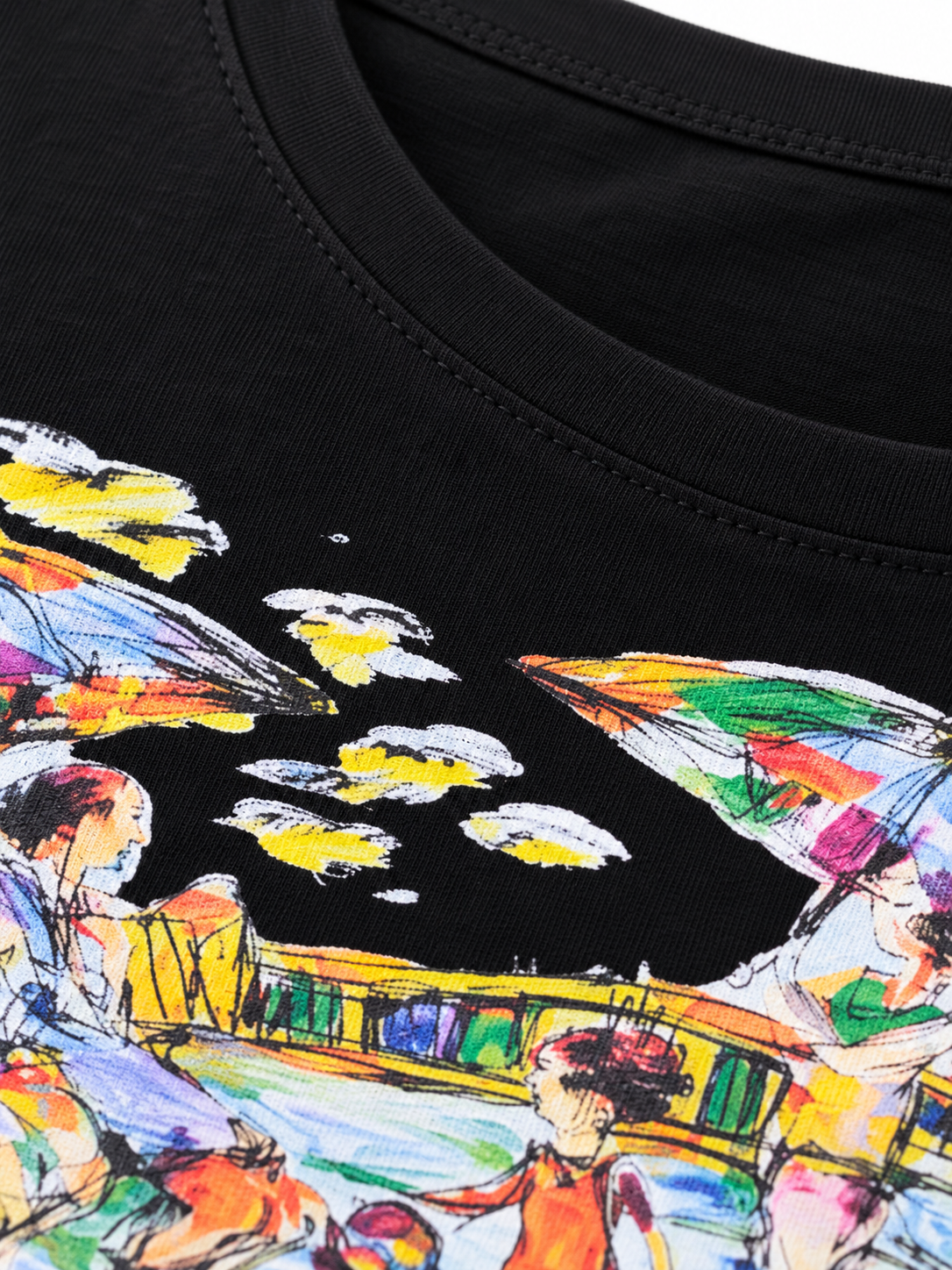 Beach Scene Graphic T-Shirt