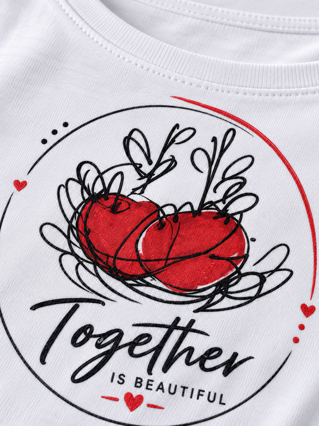 Artistic Graphic Print T-Shirt