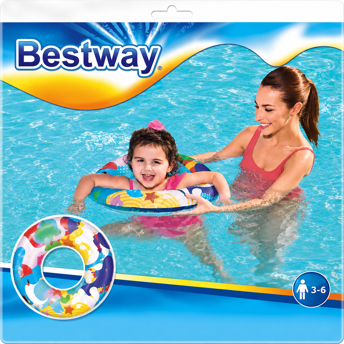 Sea Adventure Swim Ring For Kids 4 8 Years
