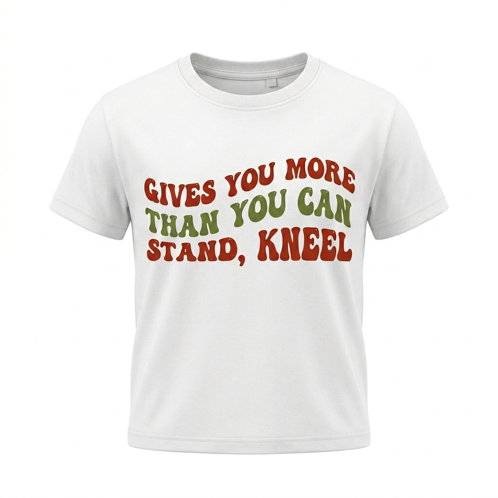 Kids Slogan T Shirt And Skort Set