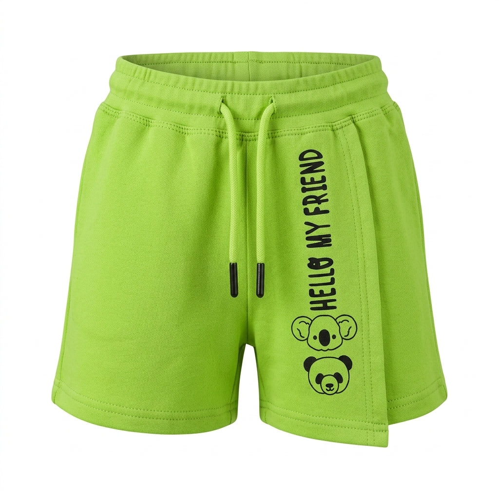 Kids Slogan T Shirt And Skort Set