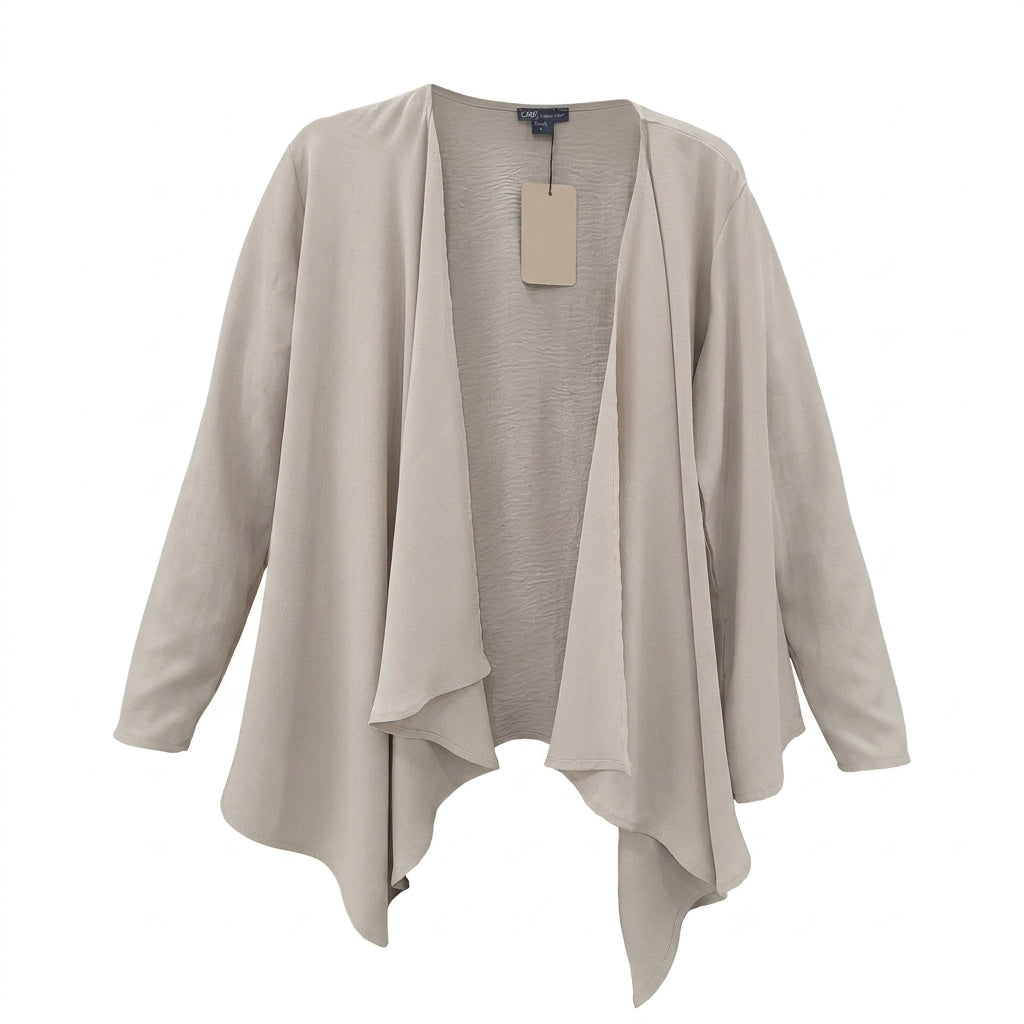 Casual Wear Women Light Open Front Cover Up