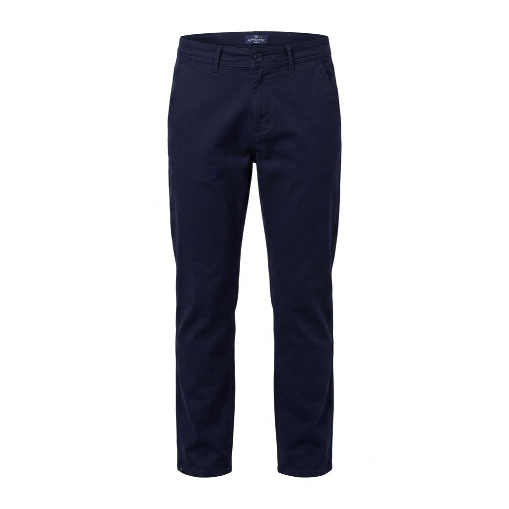 Authentic Straight Fit Casual Trousers