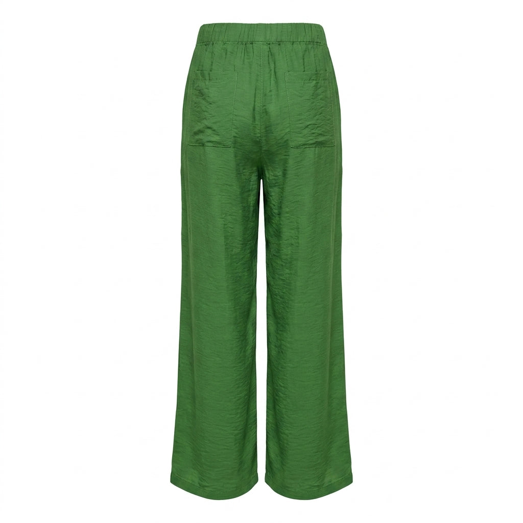 Women Drawstring Wide Leg Pants