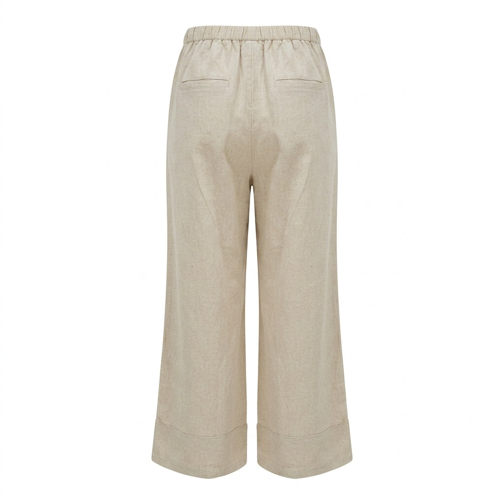 Women Drawstring Wide Leg Pants