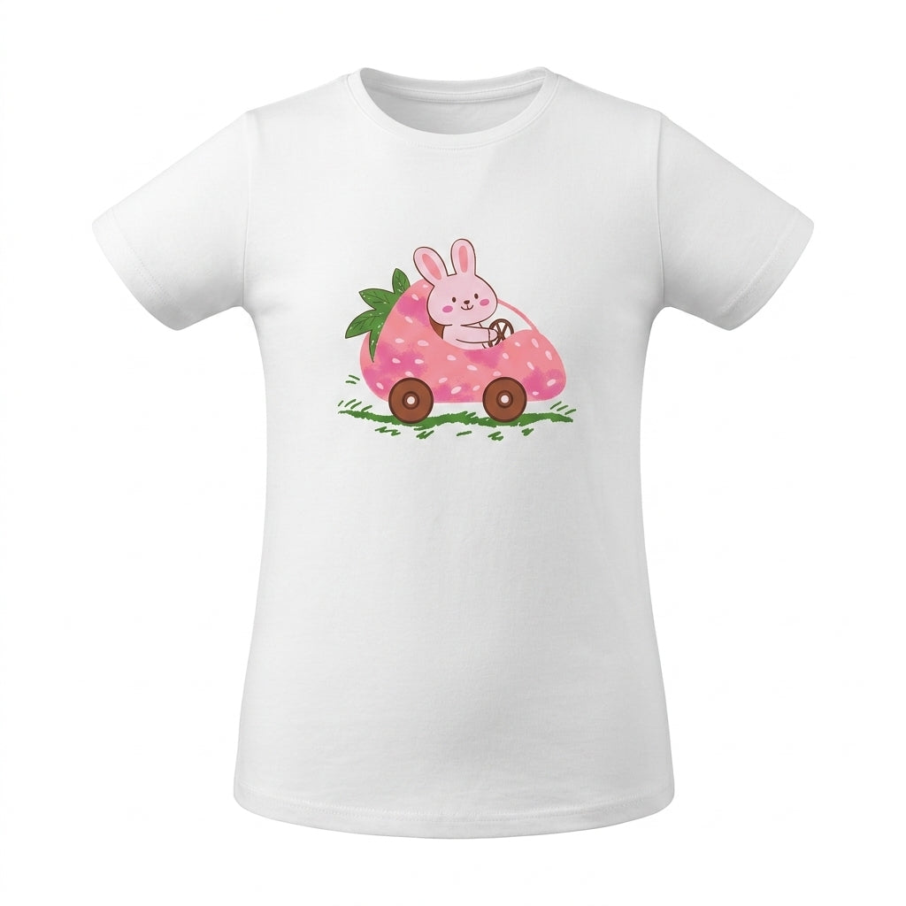 Girls Bunny Graphic T Shirt