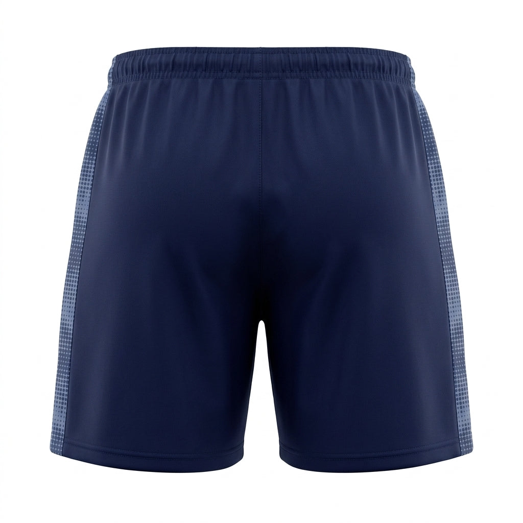 Men Athletic Shorts With Contrast Side Panels