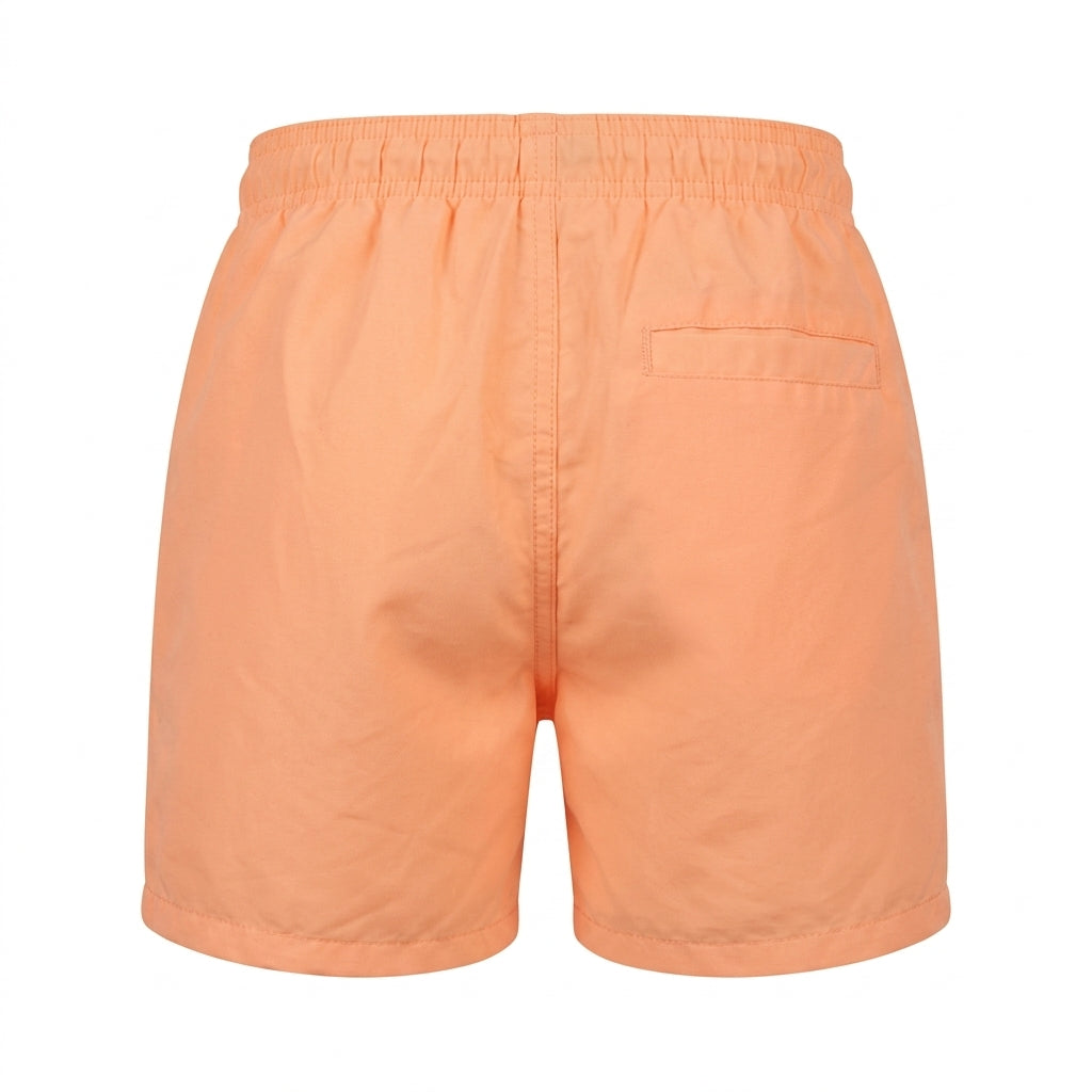 Men Beach Swim Shorts With Drawstring And Palm Tree Logo