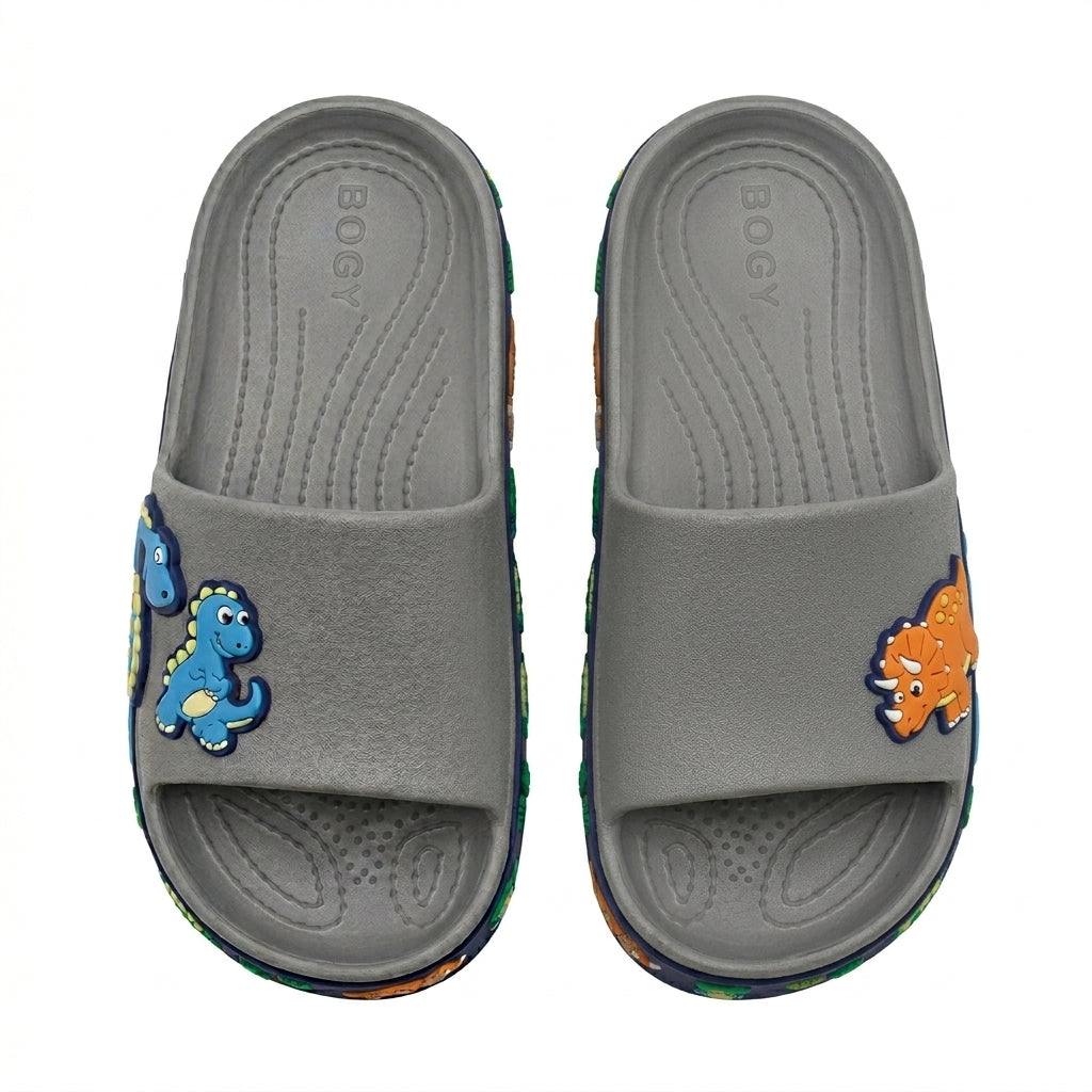 Kids Dinosaur Slide Sandals