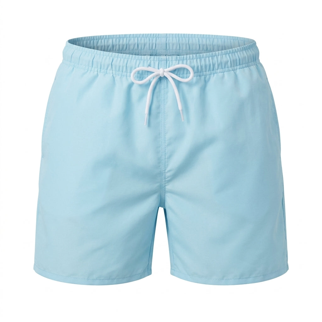 Men Classic Solid Swim Shorts