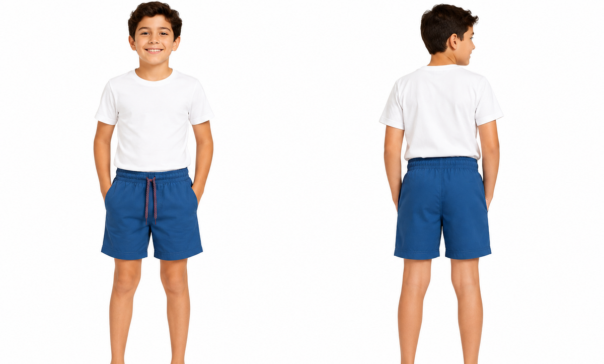 Men Drawstring Swim Shorts