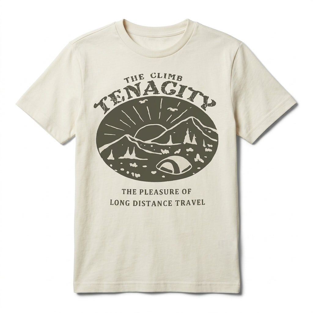 Girls Graphic Short Sleeve T Shirt With Outdoor Print
