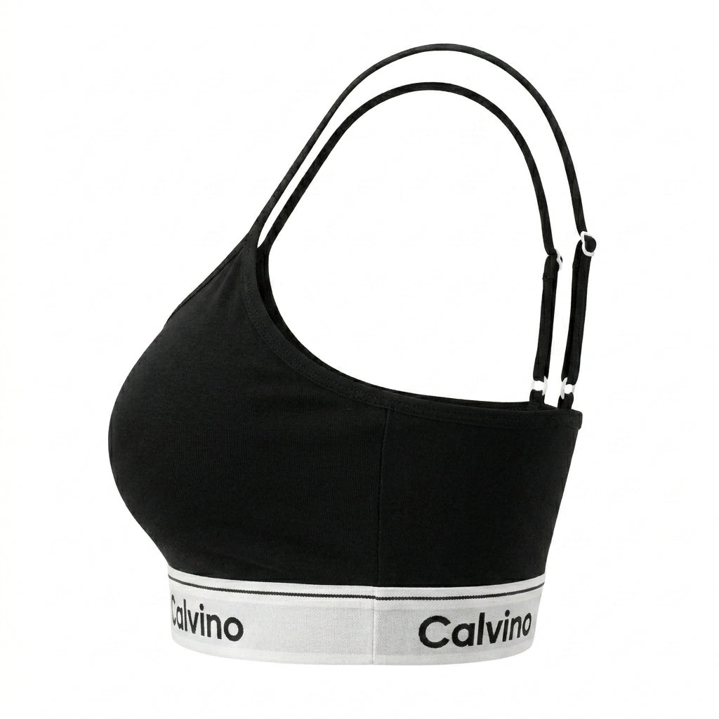 Women Bralette With Logo Underband