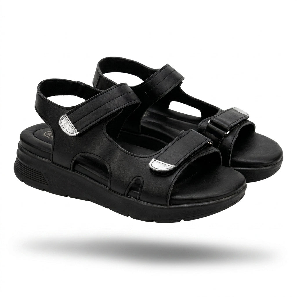 Women Comfort Sandals With Adjustable Velcro Straps