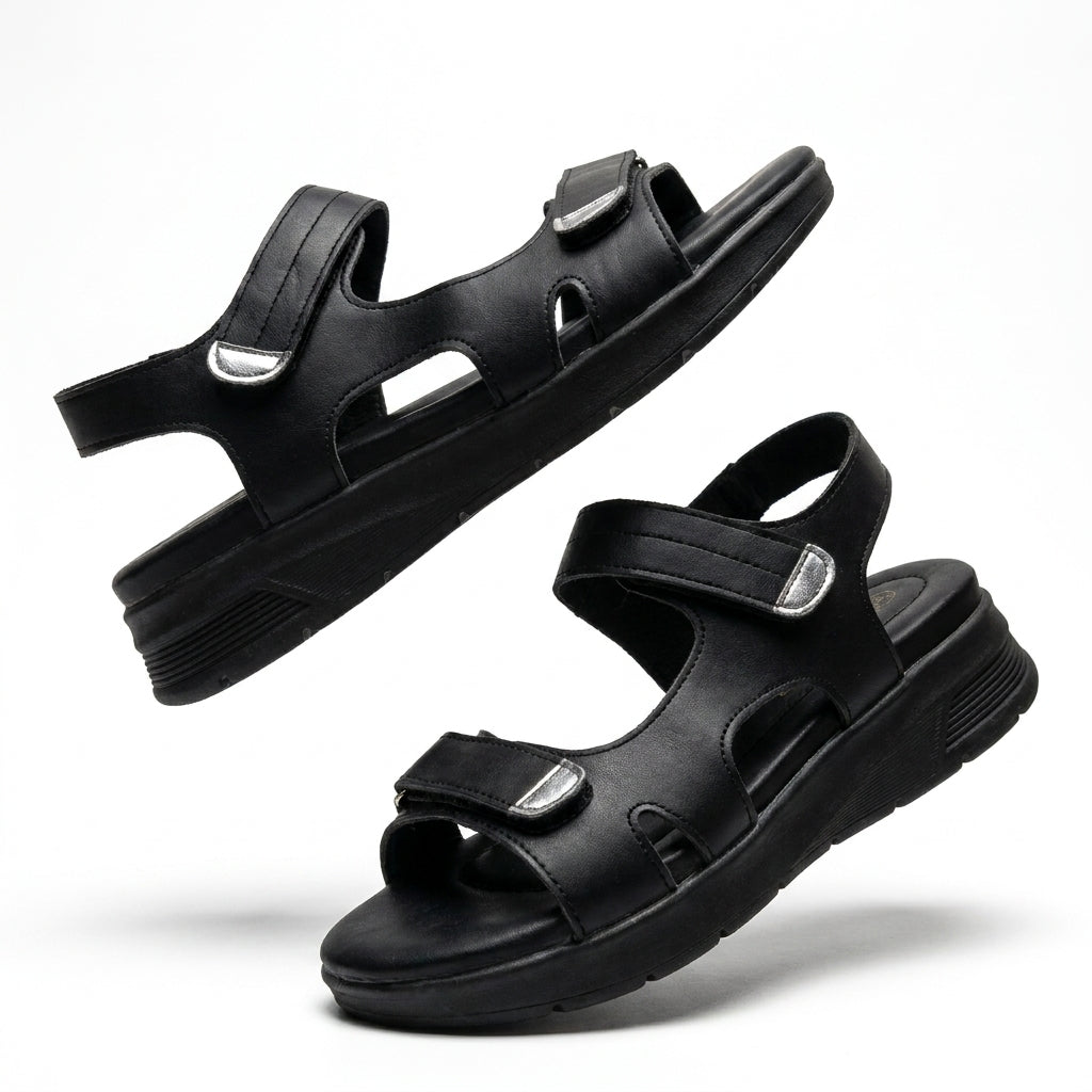 Women Comfort Sandals With Adjustable Velcro Straps