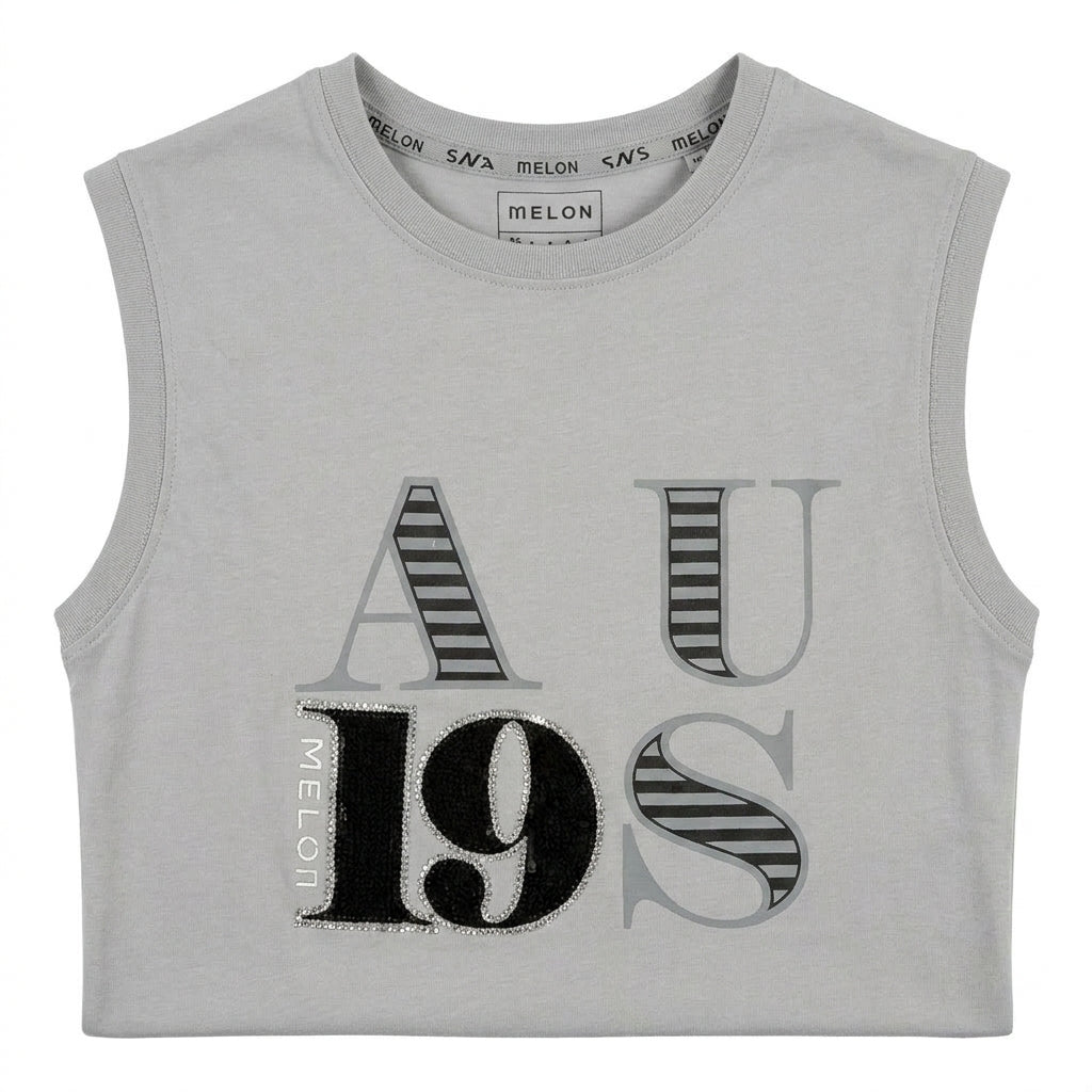 Kids Sleeveless Graphic Top
