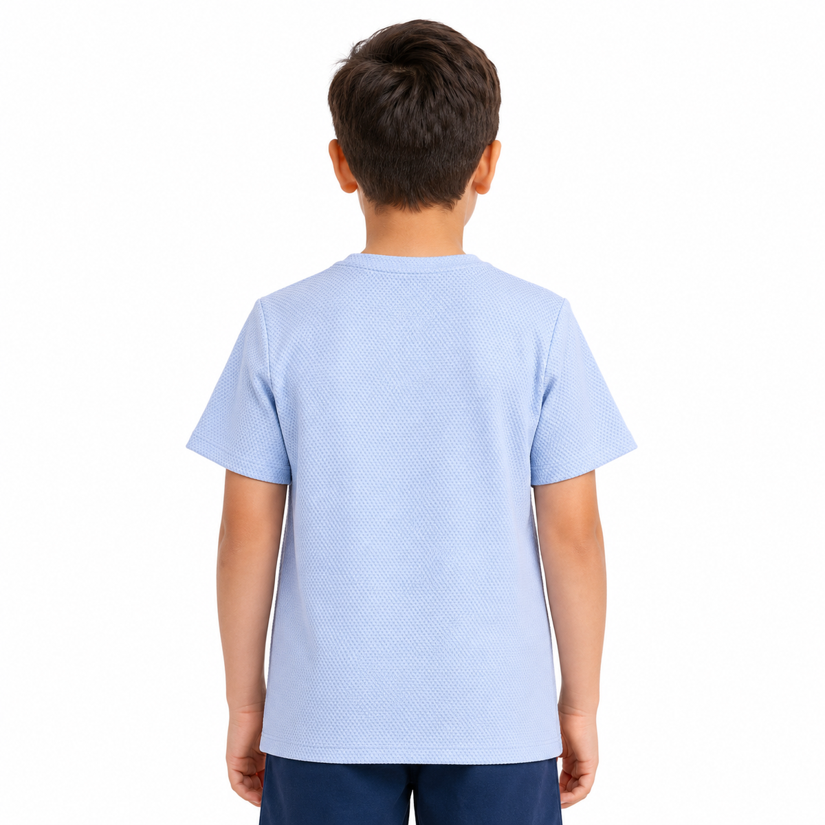 Boys Textured Short Sleeve T Shirt