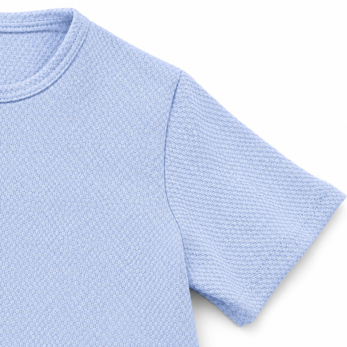 Boys Textured Short Sleeve T Shirt