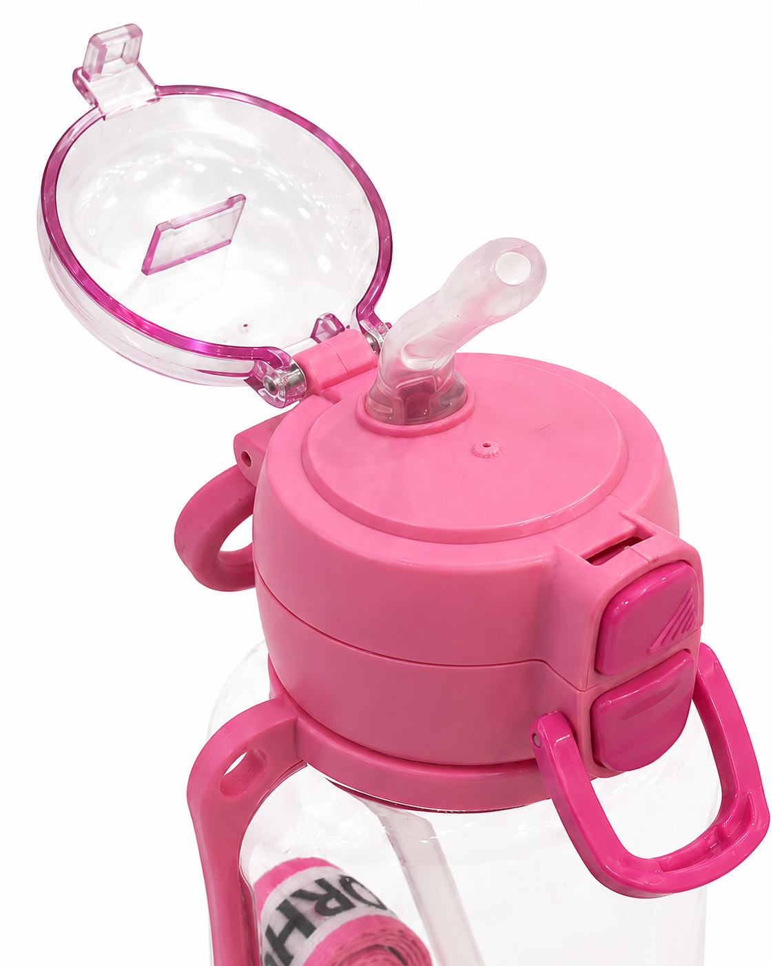 Kids Unicorn Water Bottle With Straw And Carry Strap