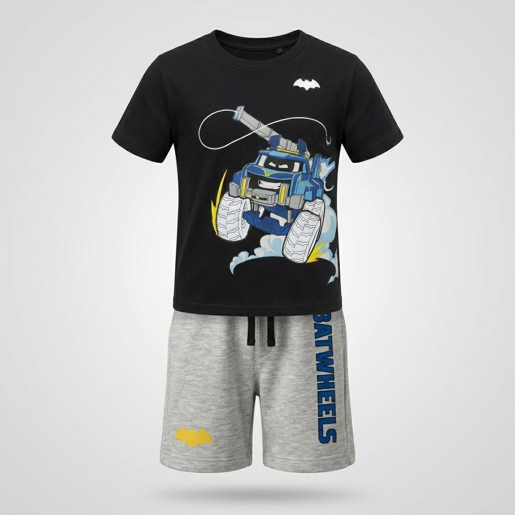 Batman Kids Mo Ter Truck T Shirt And Shorts Set