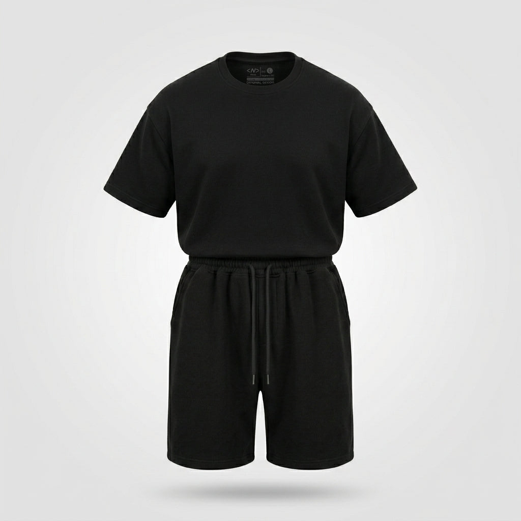 Boys Color Block Pocket T Shirt And Jogger Pants Set