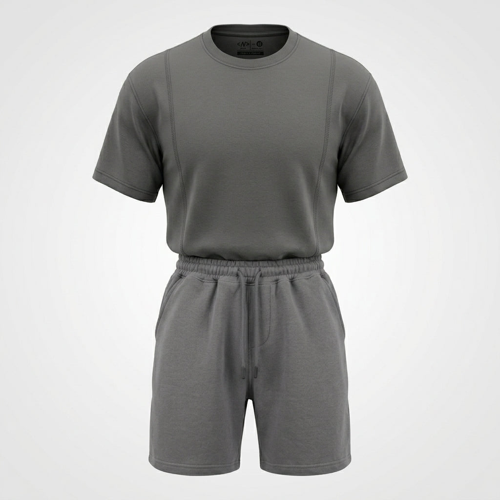Boys Color Block Pocket T Shirt And Jogger Pants Set