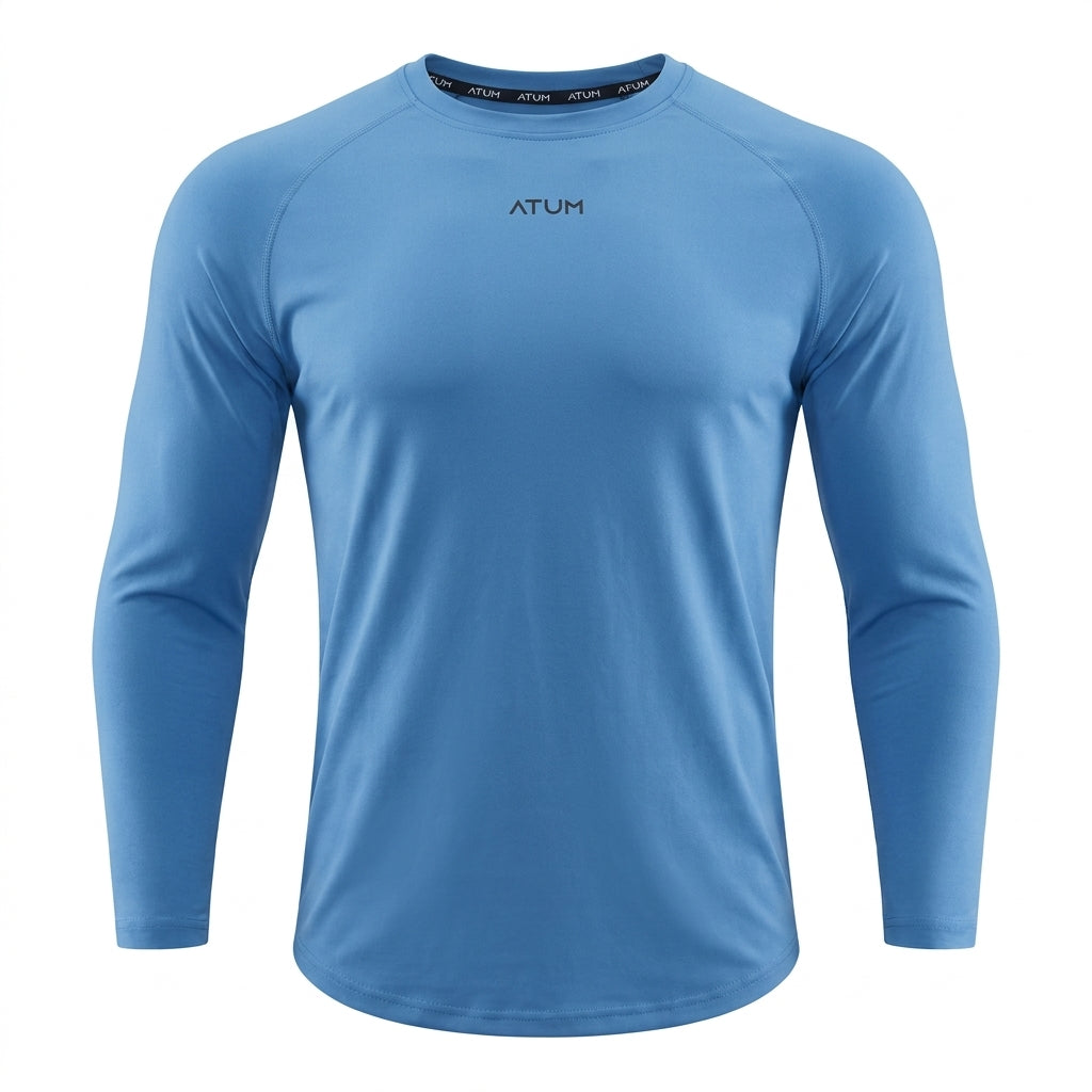 Men Performance Long Sleeve Training T Shirt Lightweight Activewear