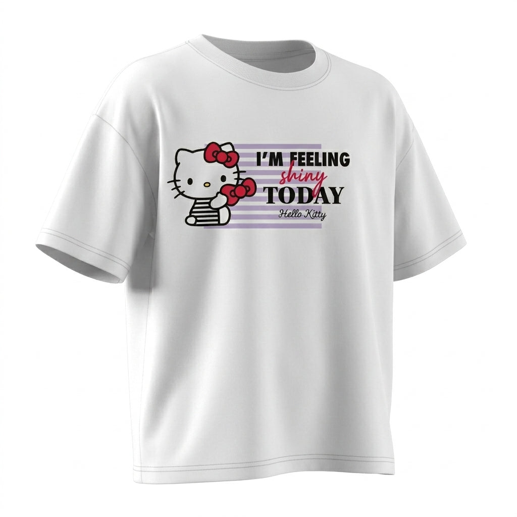 Girls Short Sleeve Hello Kitty Graphic T Shirt