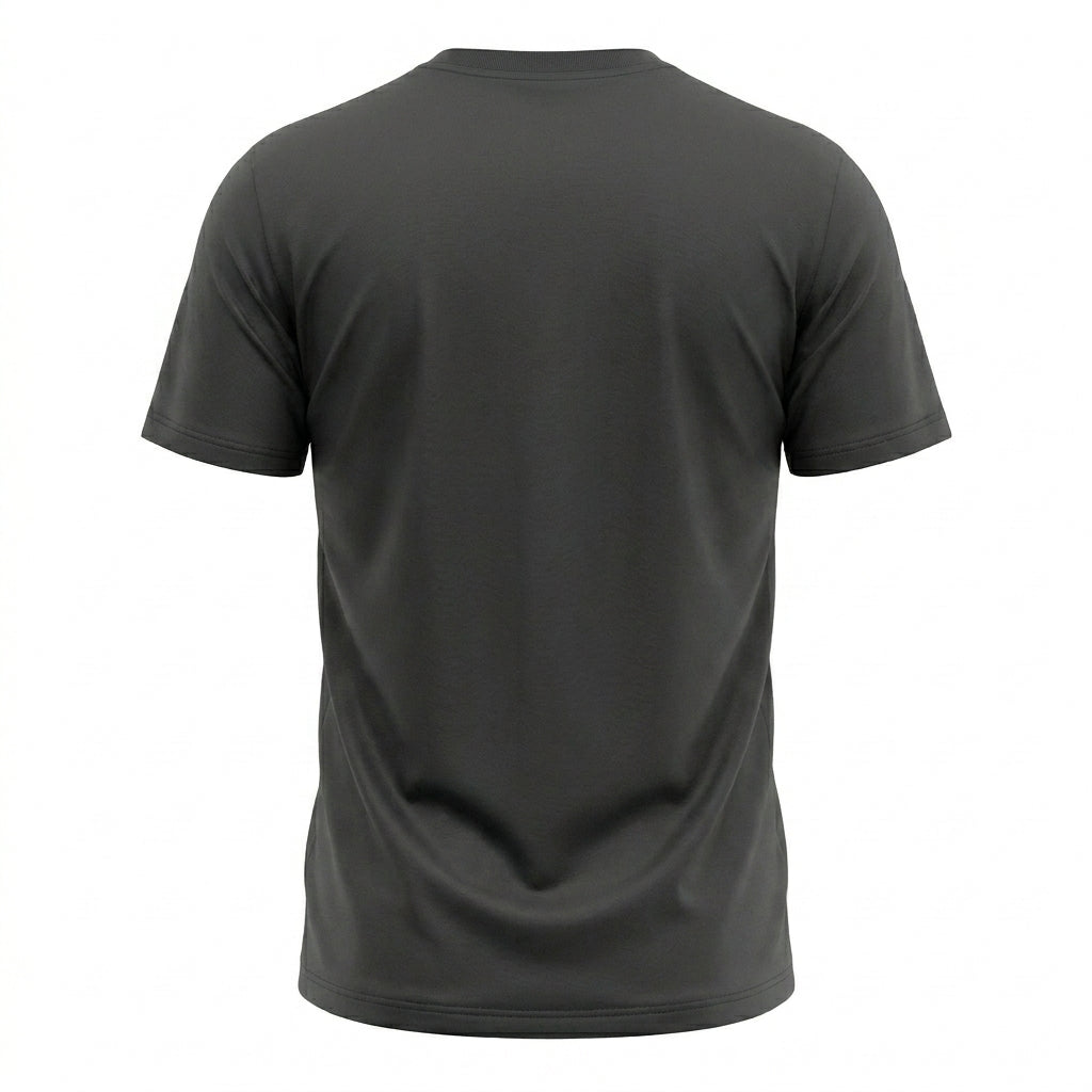 Men Charcoal One Man Team Graphic Short Sleeve T Shirt