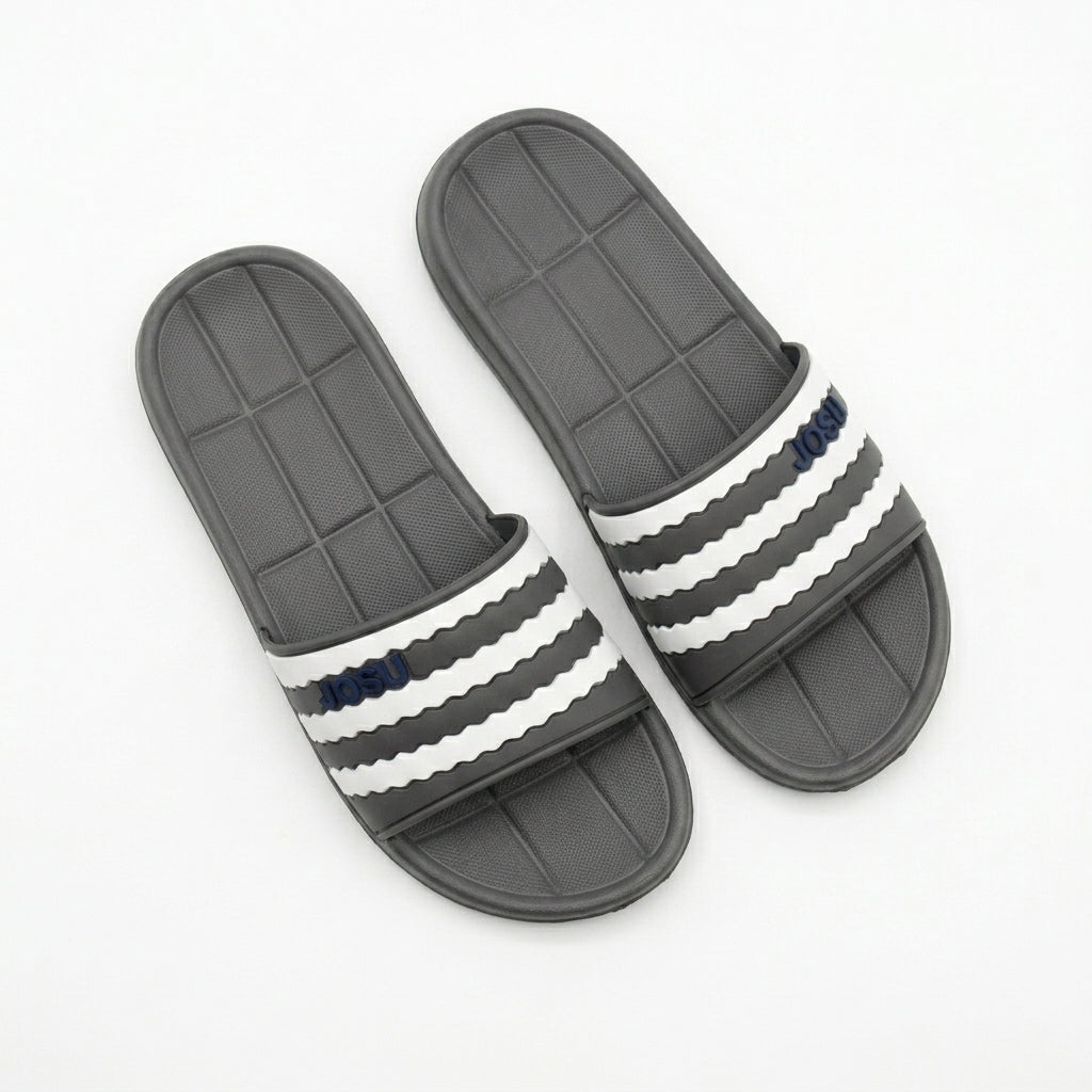Striped Slide Slipper