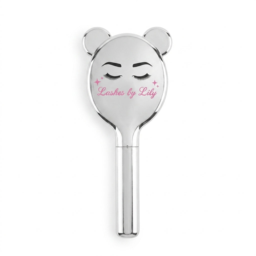 Bear Design Folding Compact Hair Brush