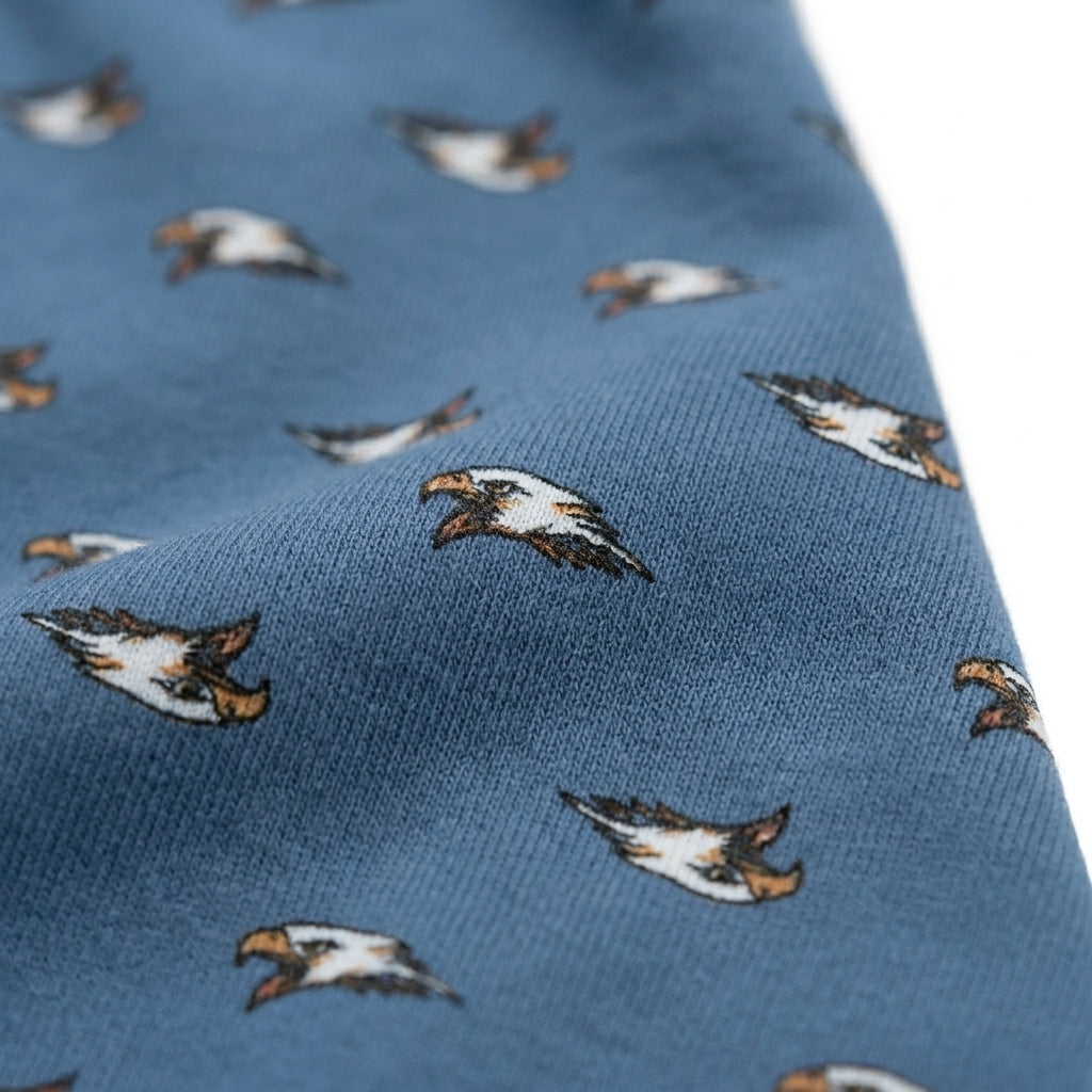 Men Eagle Print Boxer Briefs